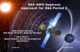 SSA-SWE Segment Approach for SSA Period 2swe.ssa.esa.int/DOCS/SWWT/m34/SWWT-PM34-20131120... · SWE Segment objectives in SSA Period 2 1. Networking of available national and European