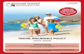 TRAVEL INSURANCE POLICY 2019-2020 · 2020-03-16 · TRAVEL INSURANCE POLICY 2019-2020 ANNUALTRAVELINSURANCE.COM UK TRAVEL INSURANCE COVER 2019-2020 The cover outlined in this document