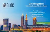 Finding Your Company’s Center of GravityMAY 16 & 17, 2018 CLEVELAND PUBLIC AUDITORIUM, CLEVELAND, OHIO Cloud Integration: Finding Your Company’s Center of Gravity Ross W. Emerton