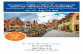 Synnott Travel presents Germany’s Cultural Road ... Fairy tale Princess Castles, Würzburg, Rothenburg ob der Tauber, Wine Tasting, “Night Watchman“ Tour, Neuschwanstein Castle,