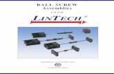 cnctar.hobbycnc.hu€¦ · LINTECH ® Positioning Components 2 - 18 Pages TECHNICAL REFERENCE 1 Screw Travel Life Maximum Speed Maximum Compression Load 0.500 inch Diameter Screws