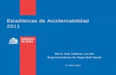Estadísticas de Accidentabilidad 2011info.suseso.cl/portalweb/sst/estadisticas/Estadisticas...Gobierno de Chile | Superintendencia de Seguridad Social 6 6,7 5,0 4,2 6,2 4,0 1,8 0,0