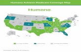 Humana Achieve Medicare Coverage Map€¦ · Coverage Available Product Filed Coverage Not Available Humana Achieve Medicare Coverage Map FOR INTERNAL USE ONLY. DO NOT DISTRIBUTE.