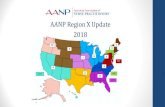 AANP Region X Update 2018 · Region X States: All Full Practice Authority. Abigail Keenen 2015 Wikimedia Commons Image. AANP State and Regional Representation • Region X Board of