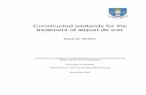 Constructed wetlands for the treatment of airport de-icer · examining alternative methods for managing de-icing fluid wastewater. This thesis deals with a novel way of treating the
