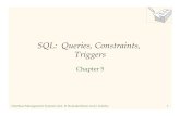 SQL: Queries, Constraints, Triggerstuy/teaching/CowbookSlides/...SQL: Queries, Constraints, Triggers Chapter 5 Database Management Systems 3ed, R. Ramakrishnan and J. Gehrke 2 Example