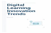 Digital Learning Innovation Trends - Amazon Web Services€¦ · “accelerate the adoption of digital courseware for general education or gateway courses at accredited institutions