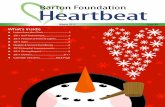H Bartearon Foundationtbeat - Barton Healthbartonhealth.com/uploads/public/documents/heartbeat/Winter2012.pdf · iPods to Webkinz. Guests were seated at aubergine tables adorned with