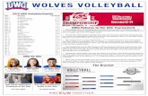 WOLVES VOLLEYBALLWOLVES VOLLEYBALL 2019 Game Notes • October 21, 2019 • Conference Tournament Notes UWG Returns to the GSC Tournament » West Georgia will be in the postseason