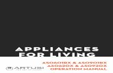 APPLIANCES FOR LIVING · Dishwashers - Freestanding, Fully Integrated, Semi Integrated and built-in 12 months warranty products: Freestanding Cookers - Gas and Electric Models in
