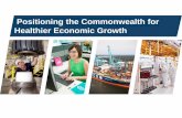 Positioning the Commonwealth for Healthier Economic Growth · Top 10 for educational attainment, ... fields (especially CS, data science, and related programs) Upgrade Virginia’s