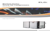 Horizon Series Screw Air Compressors screw compressors, reciprocating compressors and centrifugal compressors.