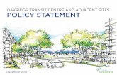 OAKRIDGE TRANSIT CENTRE AND ADJACENT SITES POLICY STATEMENT 2016 046276 OTC... · OAKRIDGE TRANSIT CENTRE POLICY STATEMENT - 2 A Policy Statement is a planning tool used by the City