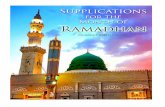 Supplications for the Month of Ramadhanislamicmobility.com/files/pdf/pdf687.pdf · Du'a on Sighting the New Moon of Ramadhan The new moon of Ramadhan is special to Muslims. It announces