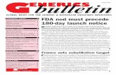 COMPANY NEWS FDA nod must precede 180-day …...Pharma City (JNPC) Parawada District,theVizag facility currently has three blocks for advanced intermediates manufacturing, and four