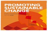 PROMOTING SUSTAINABLE CHANGE - GENOVATE€¦ · Promoting sustainable change can help you enhance both people and outcomes. Engaging in promoting sustaina-ble change can help your