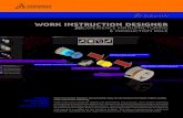 WORK INSTRUCTION DESIGNER · CREATE CONFIGURED 3D WORK INSTRUCTIONS Work Instruction Designer has powerful, easy-to-use features for faster, higher quality work instruction authoring.