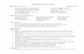 BIOGRAPHICAL DATA - CEProfs · 2017-05-23 · BIOGRAPHICAL DATA 4 1994 Two invited plenary session lectures on Spread Footing Foundations at the 1994 ASCE conference in College Station,
