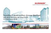 Sunway Construction Group Berhad - ChartNexusir.chartnexus.com/suncon/doc/SCG Q4 2015 FINAL.pdf · Thank You SUNWAY CONSTRUCTION GROUP BERHAD (Company No. 1108506-W) (Incorporated