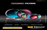 FIltERS - Edmund Optics · OD >4 Filters: 2 Filters: 4 Filters: ≥ ±—–≠9991 OD >2 Filters: ≥85 0 10 20 30 40