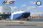 2018 Foreign Commerce Statistical Report · Coal and LNG exports were the primary reason for the ports overall increase in tons. Coal exports continue to set records ... 30.515 29.531