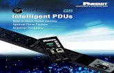 TM Intelligent PDUs - Panduit...• Enhanced User-Experience with/BYOD WebGUI and colored PDU, cords and cable ties • A variety of colored PDU chassis, power cords and cable ties