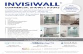 NEW INVISIWALL® COMMERCIAL J.E Berkowitz, …...• Frameless shower doors JEB 3Seal® HM+ warm-edge spacer: • Limits PIB migration • Sleeker sightlines • Improves argon gas