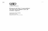 Reportof theCommittee onthePeacefulUsesof OuterSpace · issued as document A/AC.105/695 and Corr.1. 3. The Legal Subcommittee had held its thirty-seventh session at the United Nations