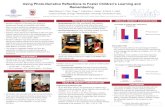 Using Photo-Narrative Reflections to Foster Children’s ... Poster 2017.pdfUsing Photo-Narrative Reflections to Foster Children’s Learning and Remembering INTRODUCTION • Narrative