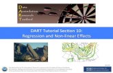 DART Tutorial Sec’on 10: Regression and Non-linear Eﬀects · 2018-11-30 · DART-Compliant Models and Making Models Compliant 20. Model Parameter Es>ma>on 21. Observaon Types