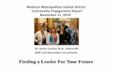 Finding a Leader For Your Future...Dr. Kevin Castner & Dr. Debra Hill BWP and Associates Consultants Finding a Leader For Your Future Madison Metropolitan School District Community