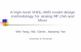 A high-level VHDL-AMS model design methodology for analog RF … · 2009-12-29 · Solution (continued) R1 is a ... The Design of CMOS Radio-Frequency Integrated Circuits, ... Computer