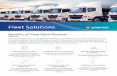 Fleet Solutions - Greenlots · 2020-02-05 · fleet, or sub-fleets, break down costs for any group of vehicles, and view insights from EV charging predictive analytics. Charging &