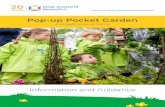 Pop-up Pocket Garden - Keep Scotland Beautiful · 2020-04-08 · Popp ocket Garden 3 Project details Suggested timescales: These suggested timings are to help you to complete your