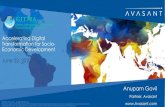 Accelerating Digital Transformation for Socio- Economic … Digital Transformation for... · 2020-07-03 · IT & Digital Transformation Strategic Sourcing Governance, Risk & Compliance