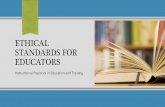 Ethical Standards for Educators PPT...Copyright Copyright © Texas Education Agency, 2014. These Materials are copyrighted © and trademarked ™ as the property of the Texas Education