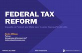 FEDERAL TAX REFORM - Senate Housing Committee Low-income Housing Tax Credit. org AFFORDABLE RENTAL HOUSING