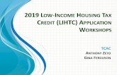 2019 Low-Income Housing Tax Credit (LIHTC) Application 2019-01-28آ  2019 low-income housing tax credit
