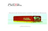 QUANTUM CASCADE LASER USER S MANUALQUANTUM CASCADE LASER USER’S MANUAL Version number 3.1.5 2015 Ac LPES LASERS SA