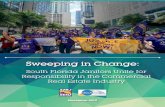 Sweeping in Change - SEIU 32BJ...Sweeping in Change About the Authors SEIU Local 32BJ is the largest property service union in the country. Local 32BJ represents over 75,000 janitors