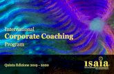 International Corporate Coaching - Ricchezze Umane · 2019-03-11 · di leadership e manageriali del Coachee, approccio e stile del Coach) Obiettivi e Benefici del Programma Avanzato