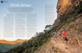 TrAIL ruNNINg Trail therapy · nature was the calming, comforting and mind-quietening effect she needed in ... This is ecotherapy: contact with nature. Extensive research conducted
