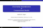 Uncertainty Quantification in Computational Modelsclimatechange.cs.umn.edu/docs/ws11_Najm.pdfChallenges in PC UQ – Time Dynamics Systems with limit-cycle or chaotic dynamics Large