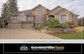 221 Foxridge drive, AncAster - Goodale Miller Team...Items listed in this brochure may not be included in an Agreement of Purchase and Sale unless specifically listed as an inclusion
