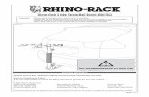 RBC008 Tow ball Mount Bike Carrier instructions | …vpm.cdn.rhinorack.com.au/Instructions/Accessories/RBC008.pdfPage 7 of 7 Rhino-Rack 3 Bike Carrier Ball Mount (RBC007) Rhino-Rack
