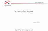 Antenna Test Report - RAK Wireless€¦ · 21-12-2018  · Antenna Test Report Signal Plus Technology Co., Ltd. List of contents Test setup Antenna Solution S Parameter---Return Loss