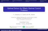 Optimal Solvers for Elliptic Optimal Control Problems...Optimal Control of Partial Diﬀerential Equations:Theory, Methods and Applications Tröltzsch (2010) TU Dortmund University