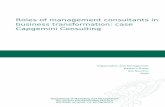 Roles of management consultants in business …epub.lib.aalto.fi/fi/ethesis/pdf/12185/hse_ethesis_12185.pdfconsultants have in business transformation programs. In so doing, the research