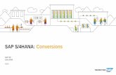 SAP S/4HANA: Conversions€¦ · SAP S/4HANA OnPrem Licensing –For Existing ERP Customers Direct User Access to Digital Core and LoB & Industry Solutions HANA Run-time or Enterprise
