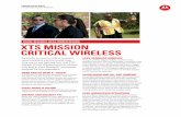 XTS MISSION CRITICAL WIRELESS - BLAIR COMMUNICATIONS INC · Wireless Covert audio kit provides the options an officer needs when conducting undercover operations. This covert audio